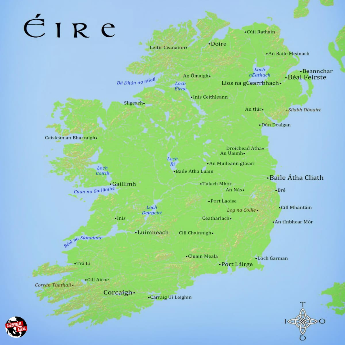 خريطة eire