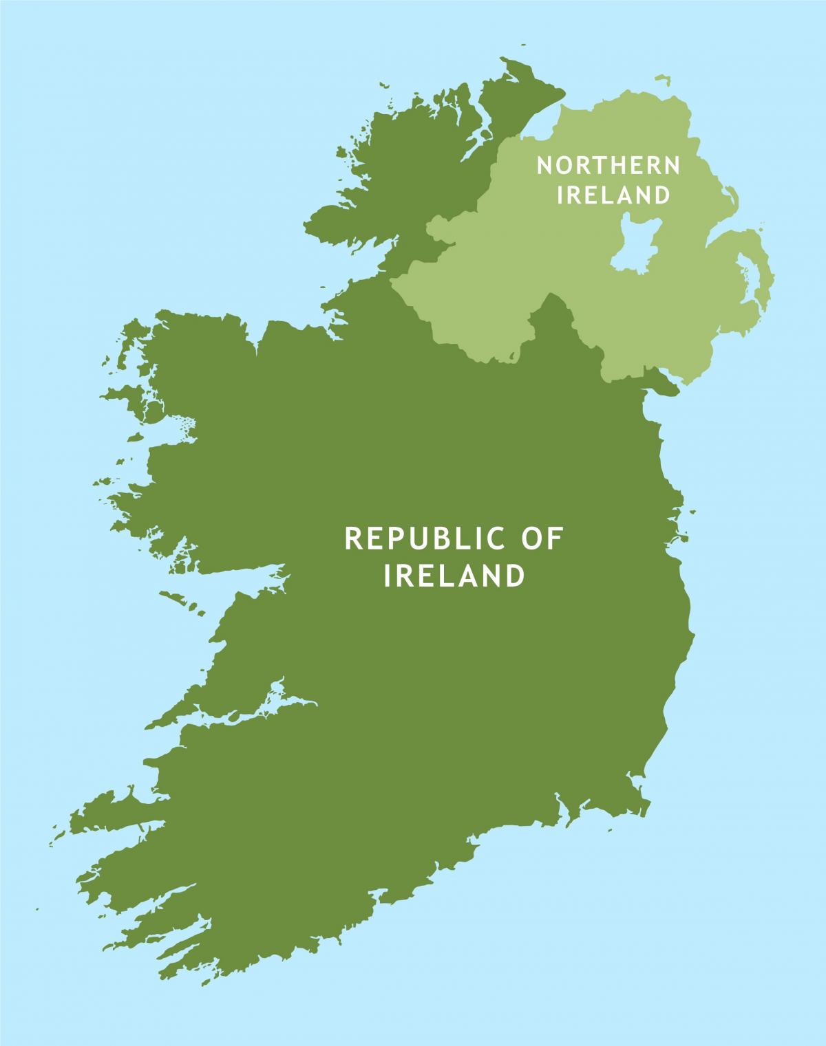 خريطة الطريق من جمهورية أيرلندا